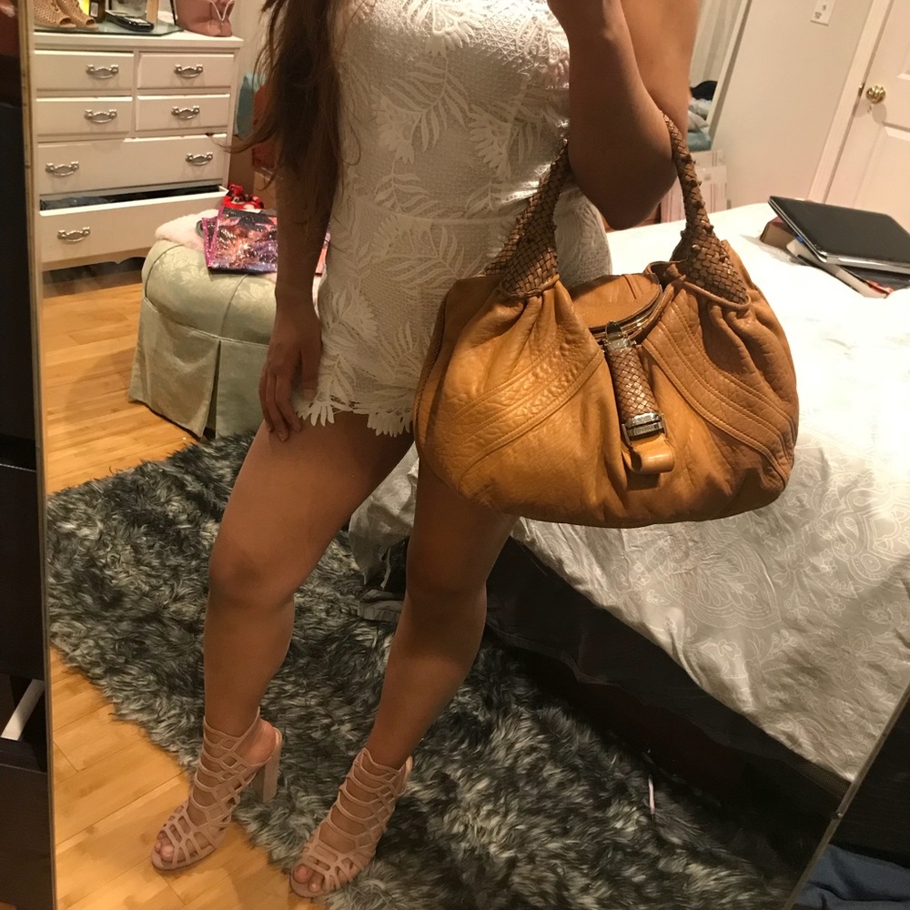 Fendi Nappa Spy bag Honey